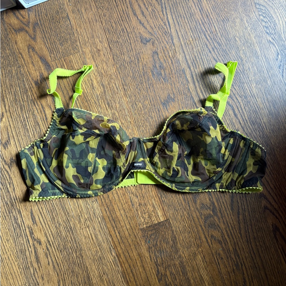 SKIMS Camouflage Sheer Underwire Bra 42C